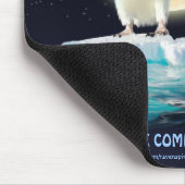 かわいいペンギン&ムーンおもしろいやる気を起こさせるマウスパッド マウスパッド (コーナー)