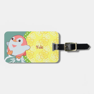 かわいいペンギン ラゲッジタグ