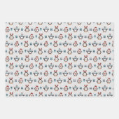 かわいいペンギン ラッピングペーパーシート (正面2)