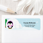 かわいいペンギン ラベル (インサイチュ)
