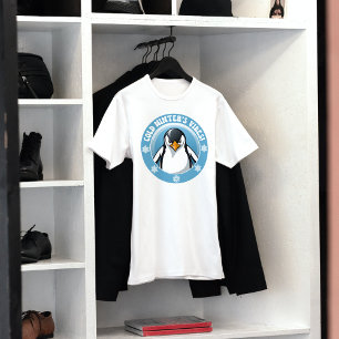 かわいいペンギン、寒い冬の雰囲気 Tシャツ