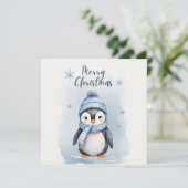 かわいいペンギン 招待状 (スタンド正面)