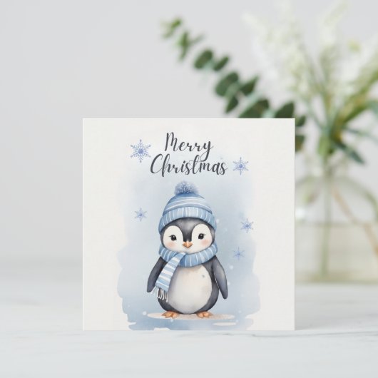 かわいいペンギン 招待状 (スタンド正面)