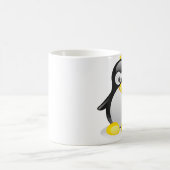 かわいいペンギン-白いコーヒー・マグ コーヒーマグカップ (中央)