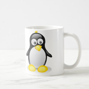 かわいいペンギン-白いコーヒー・マグ コーヒーマグカップ