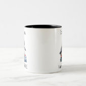 かわいいペンギン/私は愛らしい ツートーンマグカップ (中央)