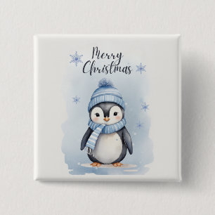 「かわいいペンギン」 缶バッジ