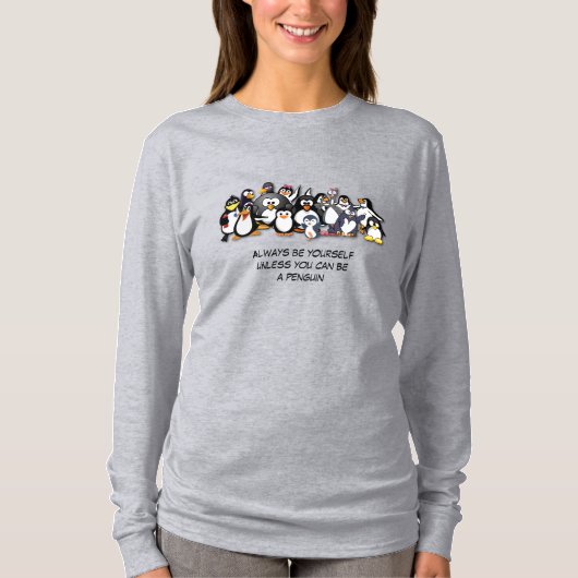 かわいいペンギン Tシャツ (正面)