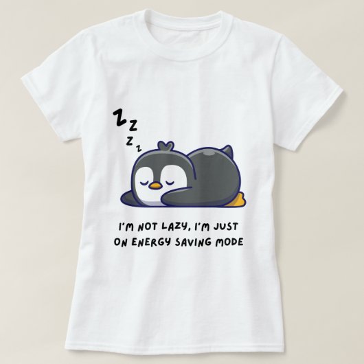 かわいいペンギン Tシャツ (デザイン正面)