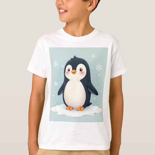 かわいいペンギン Tシャツ (正面)