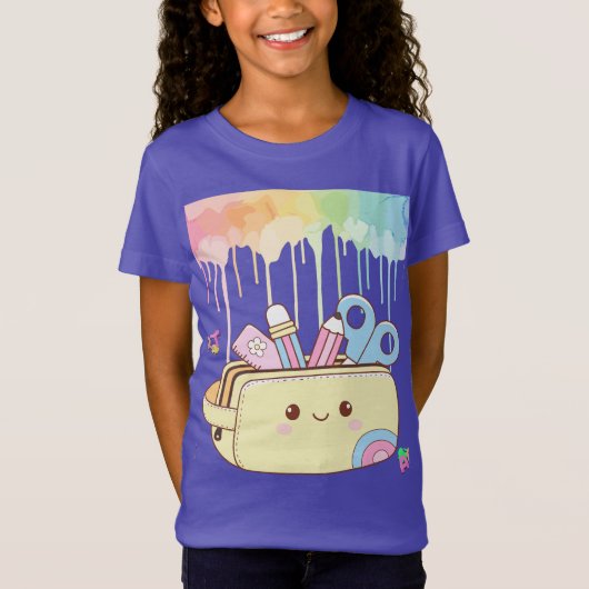 かわいいペンシルケース Tシャツ (正面)
