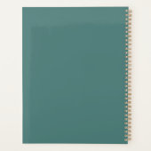 かわいいペンスクールカスタムの手書き名 プランナー手帳 (裏面)