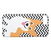 かわいいペンブロークのウェルシュコーギーの子犬シェブロン Case-Mate iPhoneケース (裏面(横))