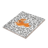 かわいいペンブロークウェルシュコーギー タイル (側面)