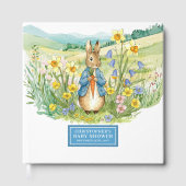 かわいいペーターラビットベイビーシャワーゲストブック ゲストブック (正面)