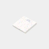 かわいいペーパークリップパターンからの先生 ポストイット (アングル)