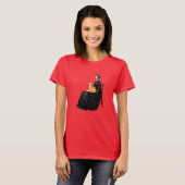 かわいいホイストラーズ・マザーのオレンジタビー 女性用Tシャツ Tシャツ (正面フル)