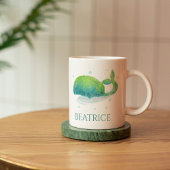 かわいいホエールウォーターカスタマイズカラーコーヒーマグ コーヒーマグカップ