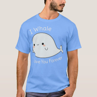 かわいいホエールプーン1 Tシャツ