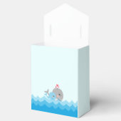 かわいいホエールボーイ赤ちゃんシャワー フェイバーボックス (オープン)