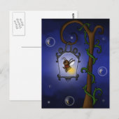 かわいいホタル ポストカード (正面/裏面)