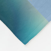 かわいいホッキョクグマとノーザンライト フリースブランケット (角)