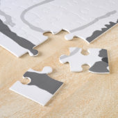 かわいいホッキョクグマのアートギフトとアクセサリー ジグソーパズル (側面)