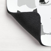 かわいいホッキョクグマのアートギフトとアクセサリー マウスパッド (コーナー)