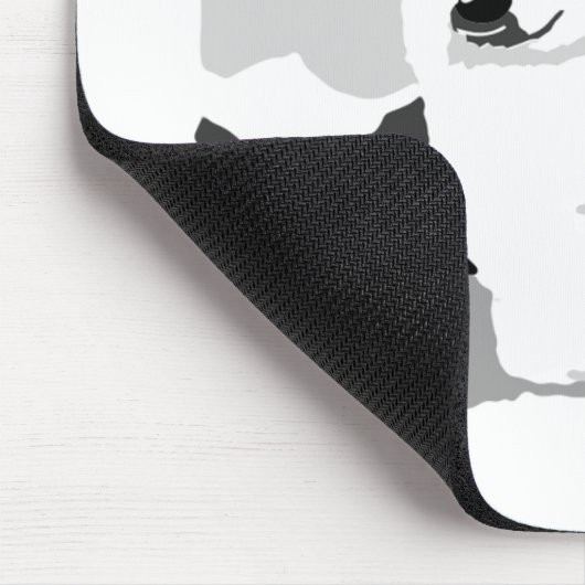 かわいいホッキョクグマのアートギフトとアクセサリー マウスパッド (コーナー)