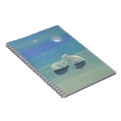 かわいいホッキョクグマのカッブノート ノートブック (右側)