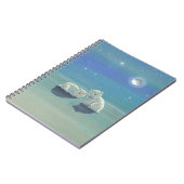 かわいいホッキョクグマのカッブノート ノートブック (左側)