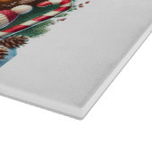 かわいいホッキョクグマのジンジャーブレッドの夢 カッティングボード (角)