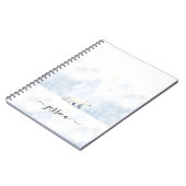 かわいいホッキョクグマのスクリプト名 ノートブック (左側)