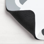 かわいいホッキョクグマの名パーソナライズされた前 マウスパッド (コーナー)