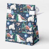 かわいいホッキョクグマ冬の赤ちゃんシャワー フェイバーボックス (裏面サイド)