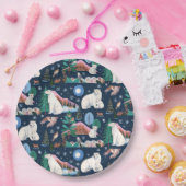 かわいいホッキョクグマ冬の赤ちゃんシャワー ペーパープレート (パーティー)