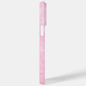 かわいいホッキョクグマ名前をカスタムするピンク Case-Mate iPhoneケース (裏面 / 右)