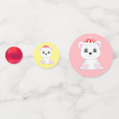 かわいいホッキョクグマ数々のの色 コンフェッティ (裏面)