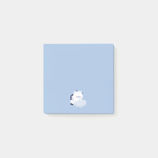 かわいいホッキョクグマ茶色 ポストイット