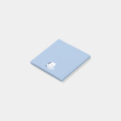 かわいいホッキョクグマ茶色 ポストイット (アングル)