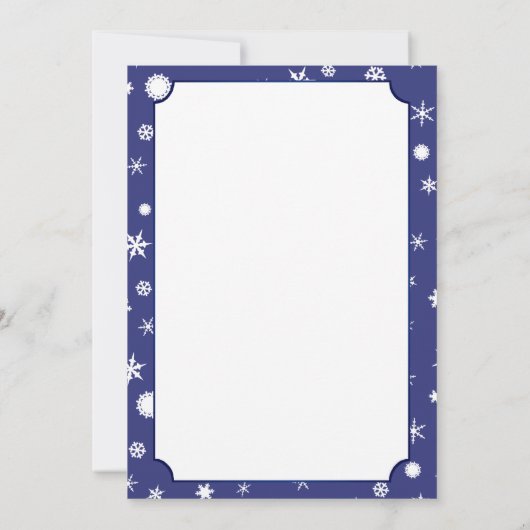 かわいいホッキョクグマ赤ちゃんシャワーありがとう サンキューカード (裏面)