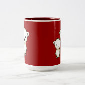 かわいいホッキョクグマ2 ツートーンマグカップ (中央)