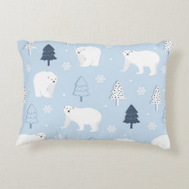 かわいいホッキョクグマ アクセントクッション