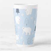 かわいいホッキョクグマ カフェラテマグ (正面)