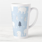 かわいいホッキョクグマ カフェラテマグ (右)