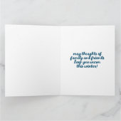 かわいいホッキョクグマ、スカーフを身に着けたカブ カード (内部)