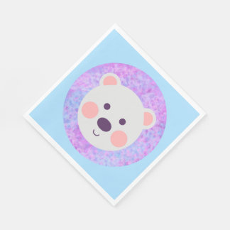 かわいいホッキョクグマ スタンダードランチョンナプキン