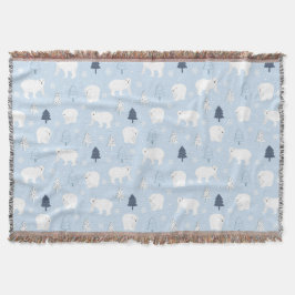 かわいいホッキョクグマ スローブランケット