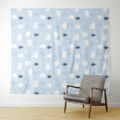 かわいいホッキョクグマ タペストリー (インサイチュ(横))