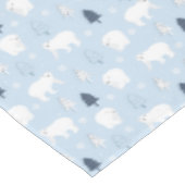 かわいいホッキョクグマ テーブルクロス (アングル)